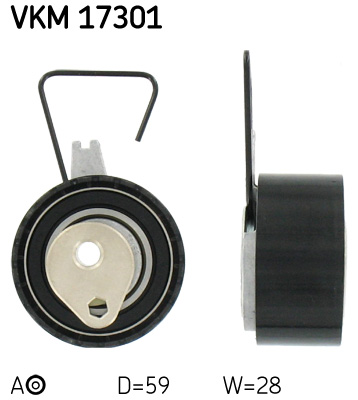 SKF Feszítőgörgő, vezérműszíj VKM17301_SKF